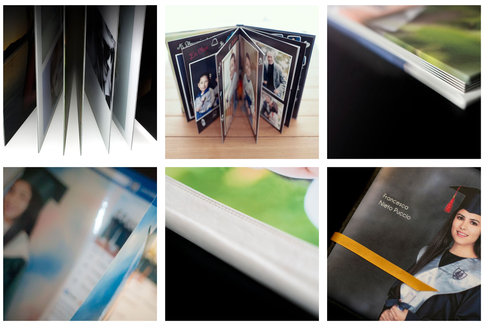 Diseño interior anuario secundaria BF Fotografía Lima